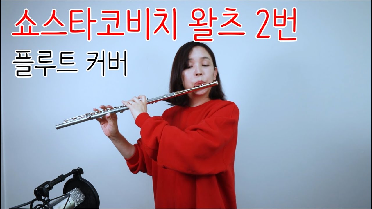 쇼스타코비치 왈츠 2번 플루트 커버 Shostakovich  Waltz no2 Flute cover