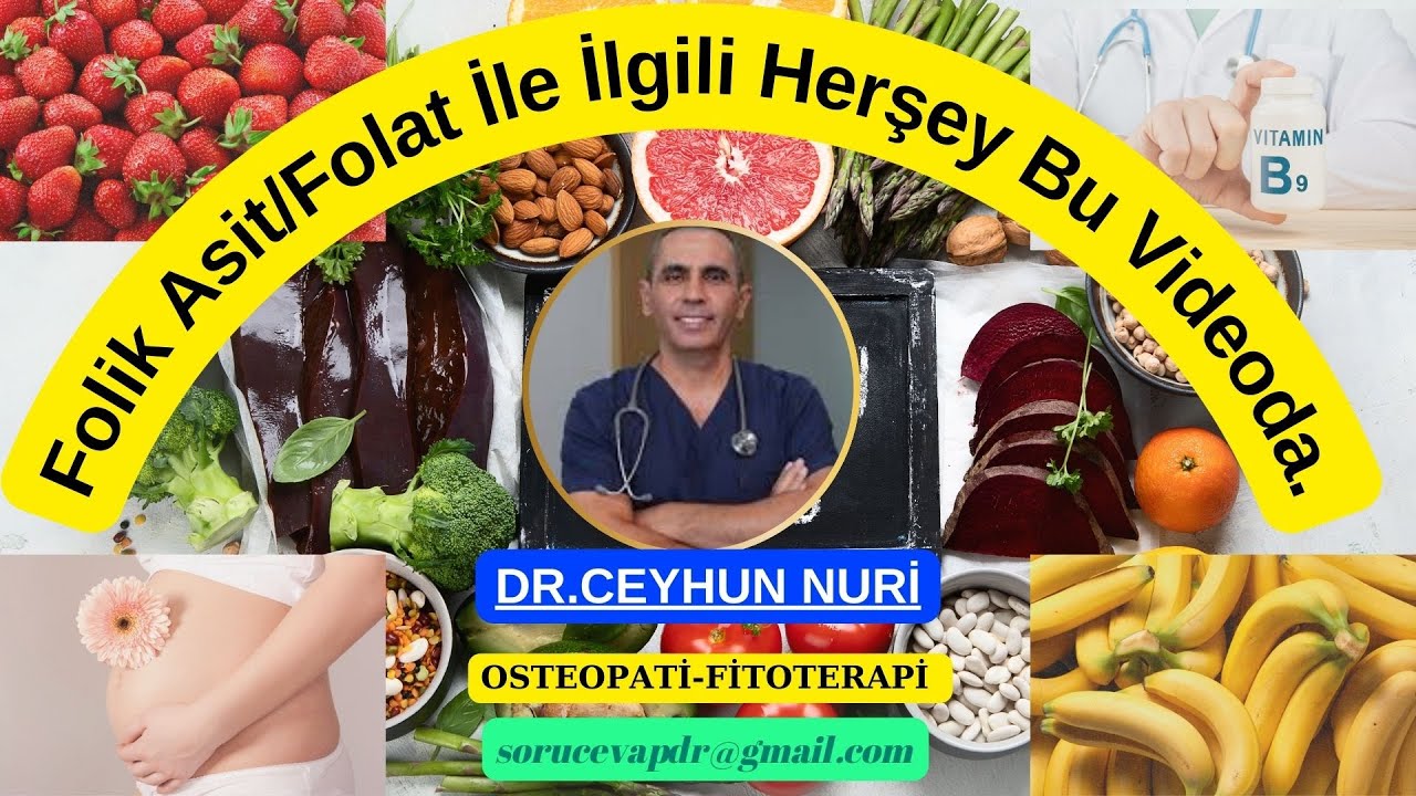 Folikasit ve  Folat  ile ilgili herşey bu videoda #folic #folate