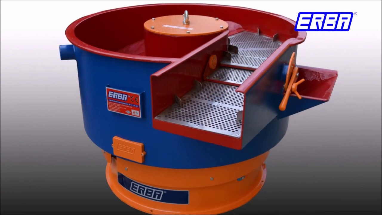 Erba Makina Yüzey İşlem Vibrasyon Kurutma - Circular Vibratory  Mass Finishing Drier Machine