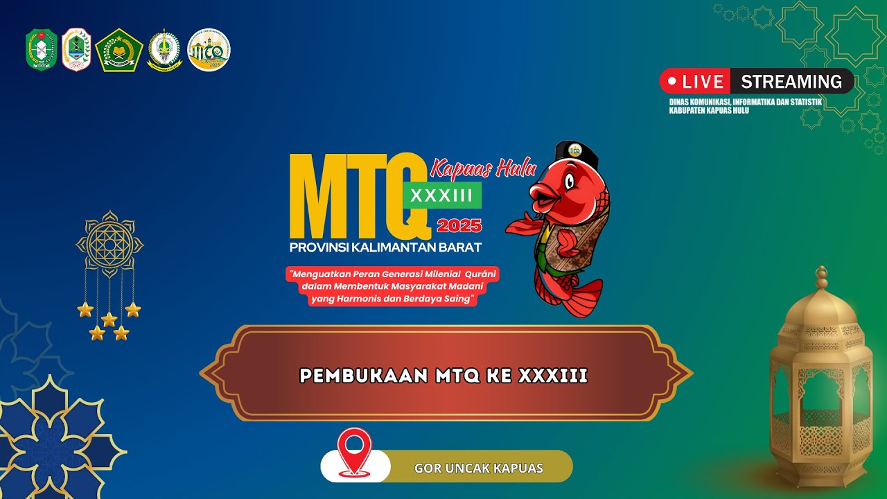 🔴PEMBUKAAN  MTQ XXXIII