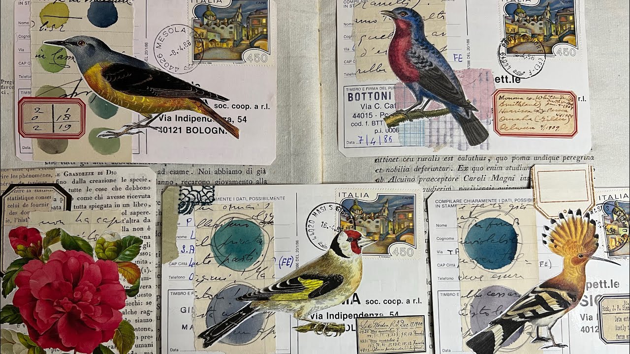 #the100dayproject | Covering up ugly postcards | DAY 99