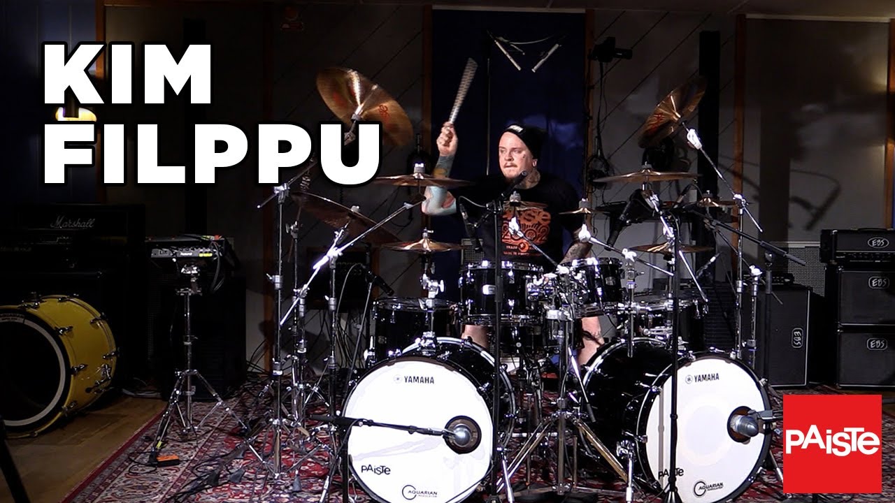 PAISTE CYMBALS - Kim Filppu (First Paiste Cymbal Setup)