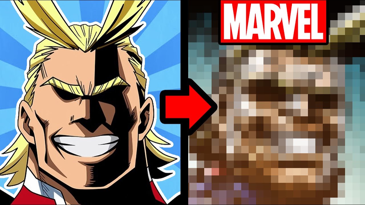 Рисуем МОЮ ГЕРОЙСКУЮ АКАДЕМИЮ в СТИЛЕ MARVEL!