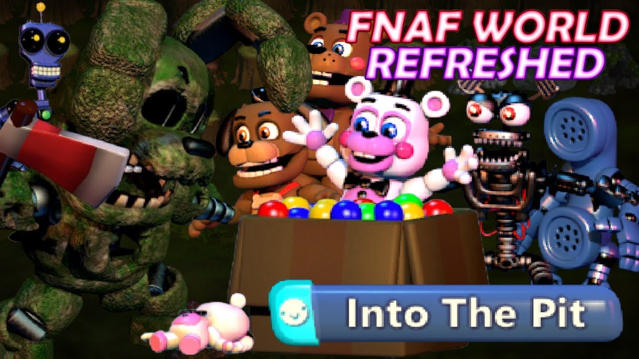 FNAF World Refreshed V1.6 | Snapping Helpy's Neck to Many Times [Part 2]