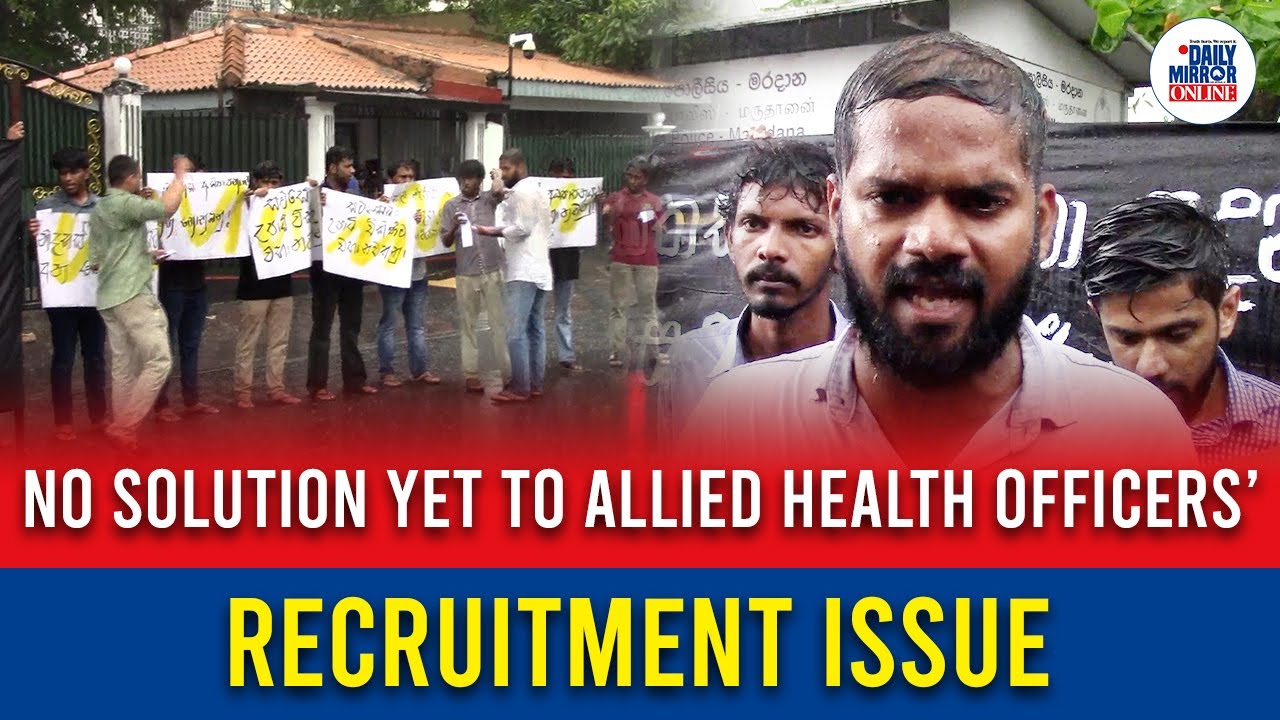 No Solution Yet to Allied Health Officers’ Recruitment Issue