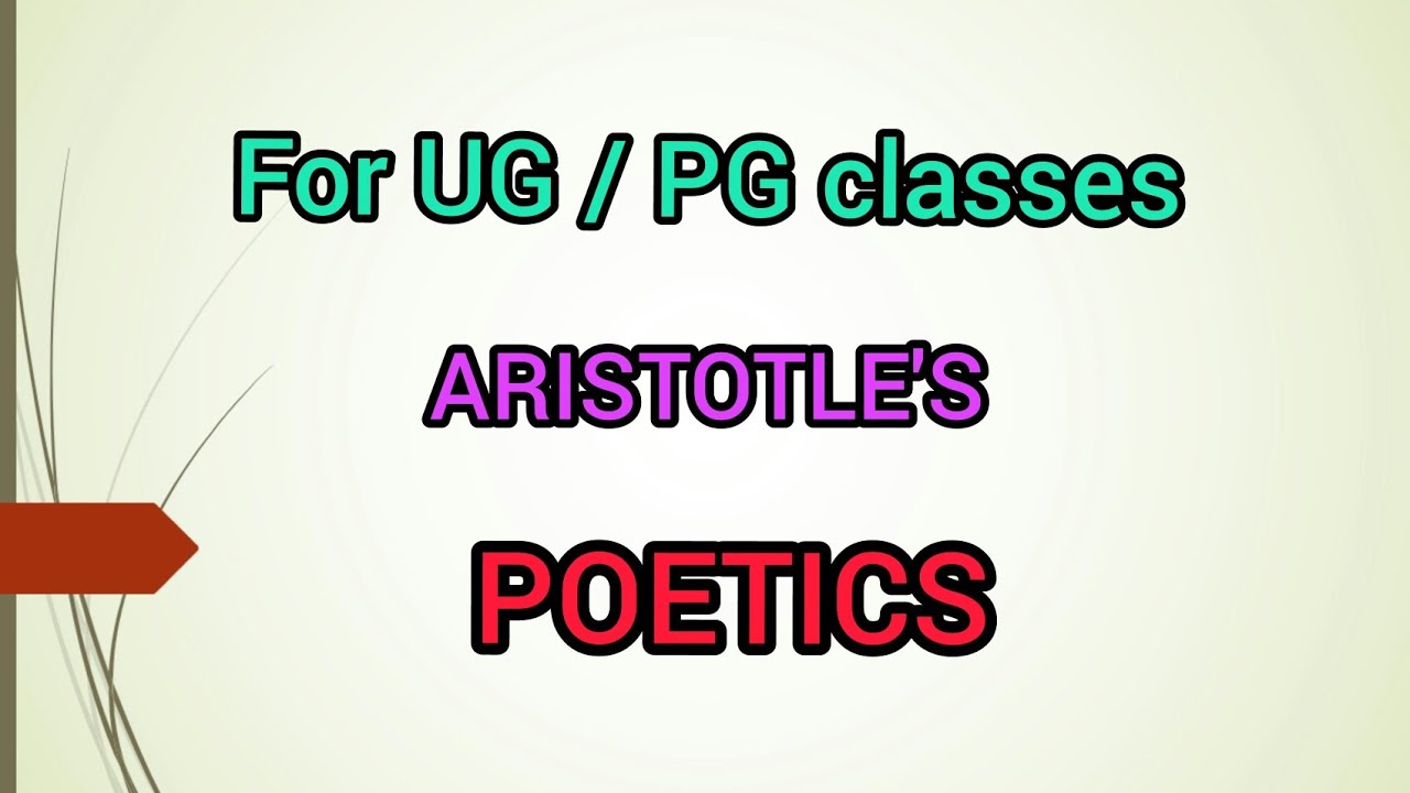 POETICS by ARISTOTLE | for UG & PG students | criticism malayalam explanation