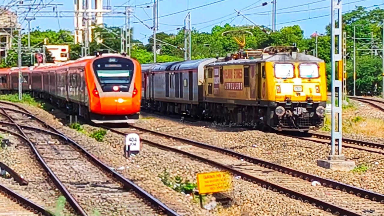 FIRST COMMERCIAL RUN OF CHENNAI - NAGARCOIL VANDE BHARAT EXPRESS