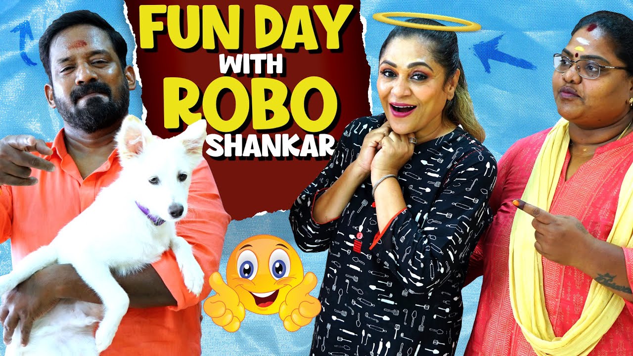 A Fun Day With Robo Shankar Family 👪 | ft. Uma Riyaz