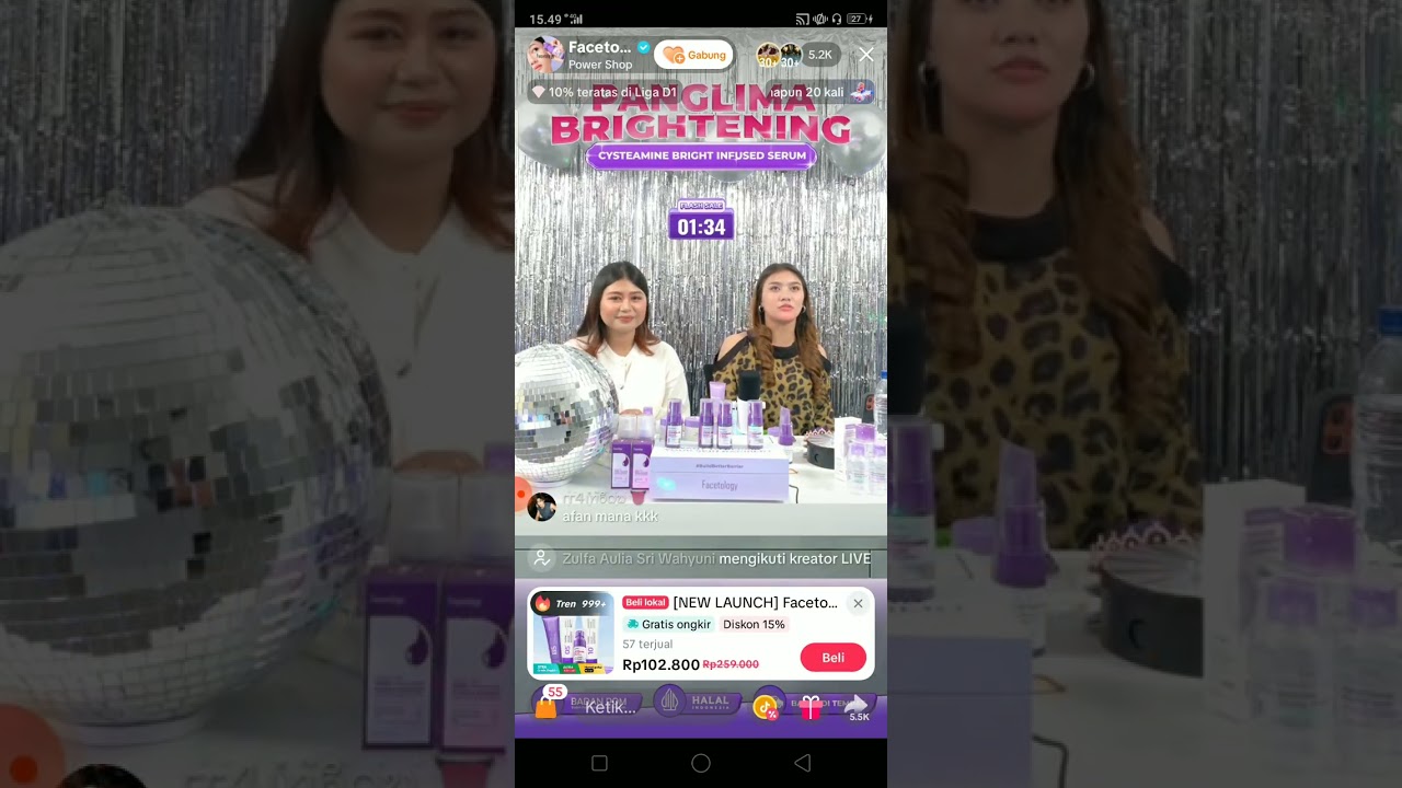 Sri devi live di facetology