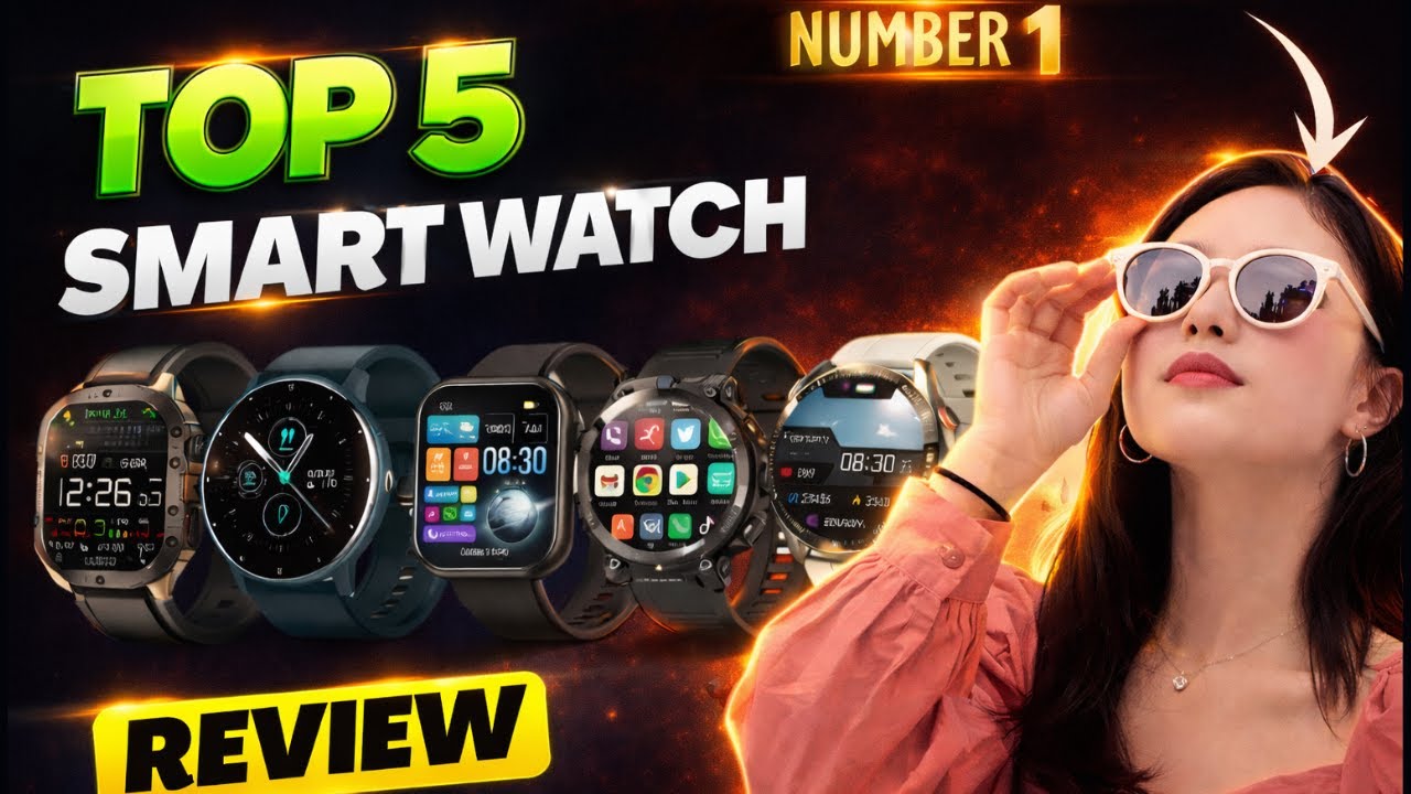 TOP 5 Smart Watch Amoled Screen AliExpress Review | REVIEWS4OK