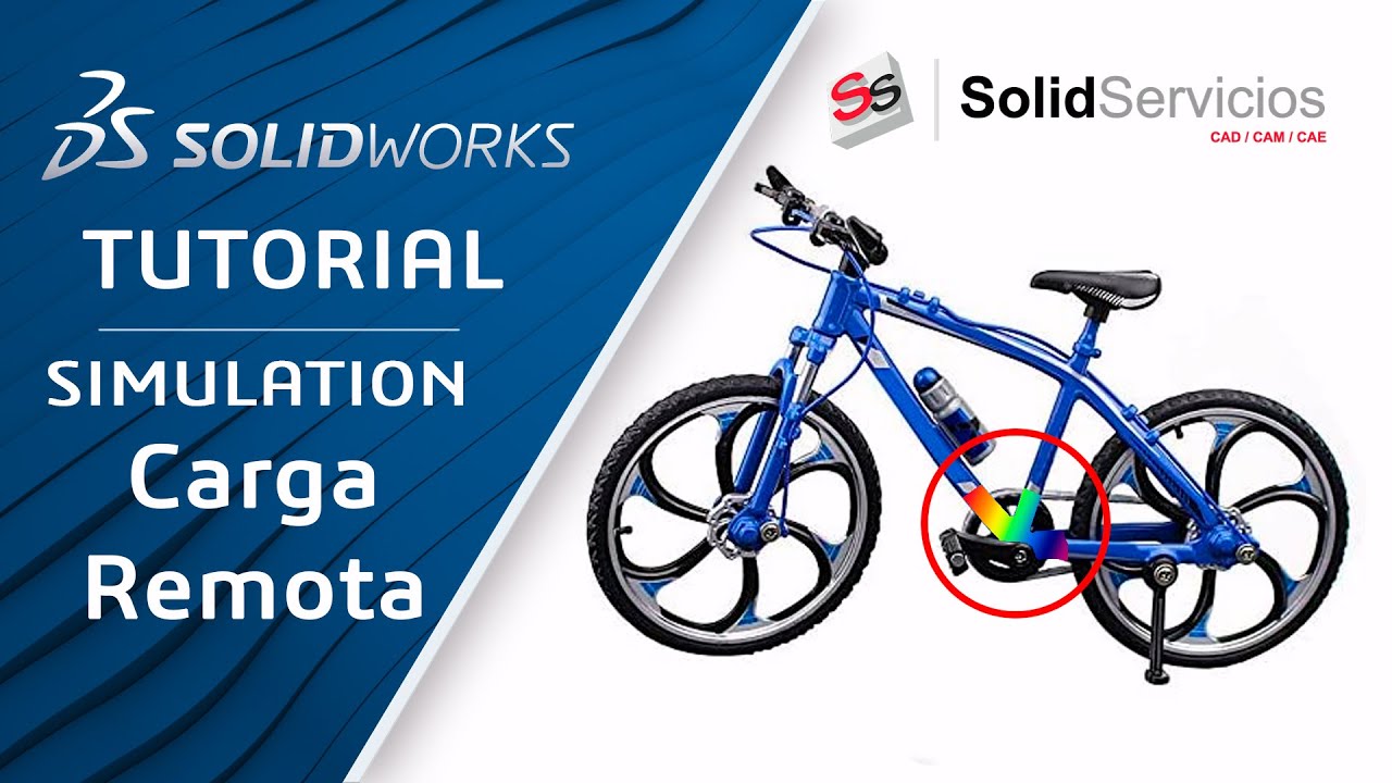 SOLIDWORKS TUTORIAL ➤ Carga Remota | SIMULATION