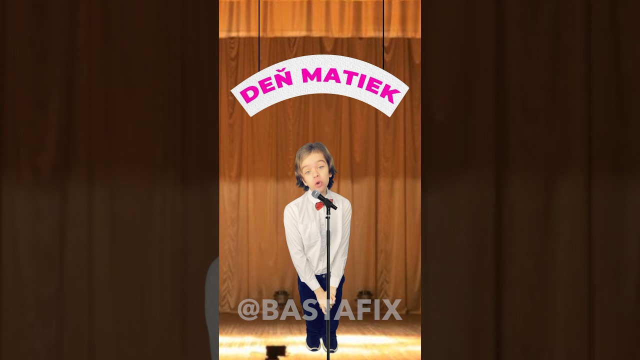 Kr&aacute;sny Deň Matiek 🥰 B&aacute;snička od mal&eacute;ho Bast&iacute;čka 😜 Dovideňa✌🏻 #BastaFix #Par&oacute;dia #Vtip #Kom&eacute;dia