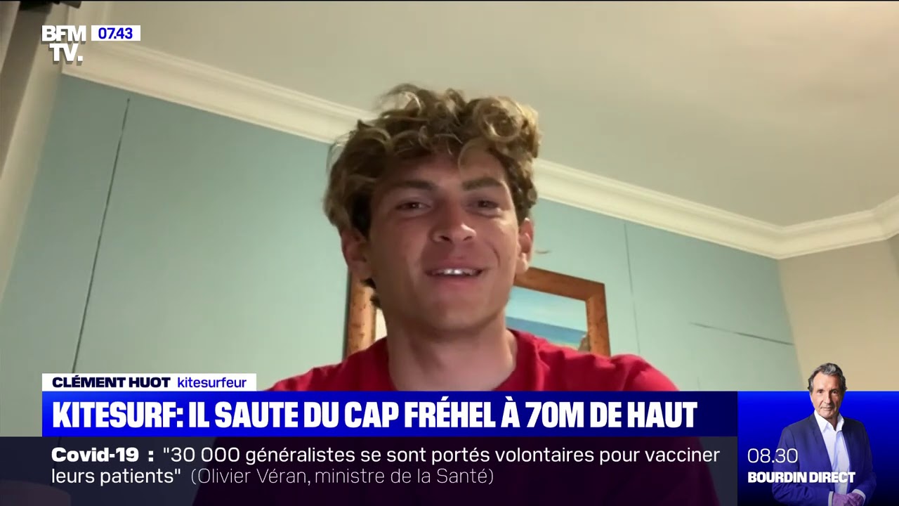 Kitesurf : il saute du cap Fr&eacute;hel &agrave; 70 m&egrave;tres de haut