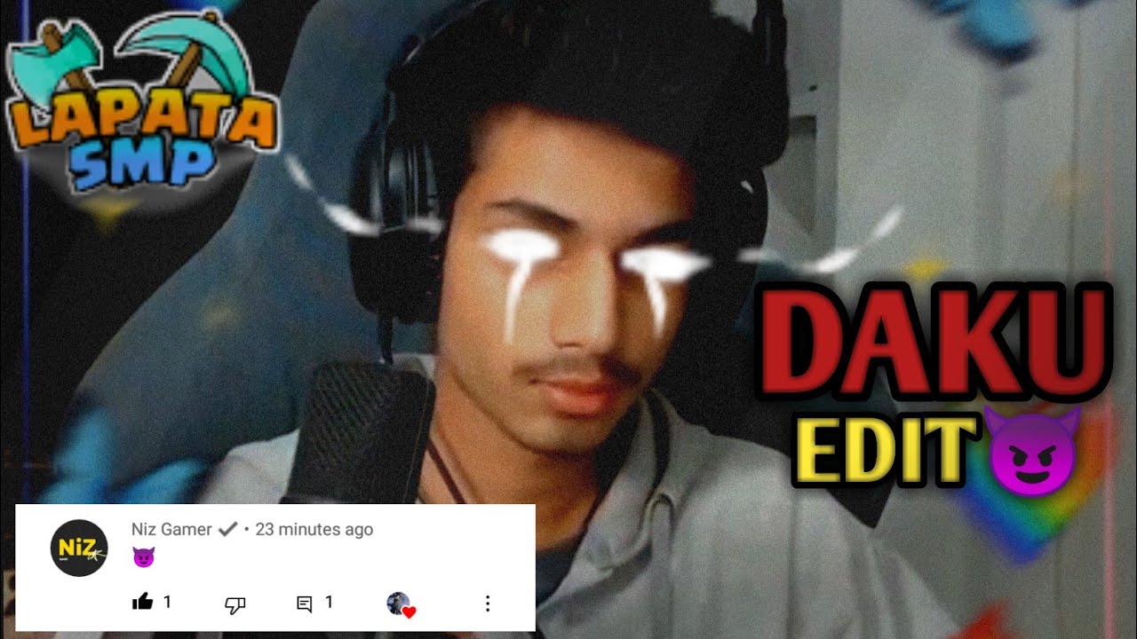 LAPATA SMP 😈 @NizGamer EDIT Daku Song