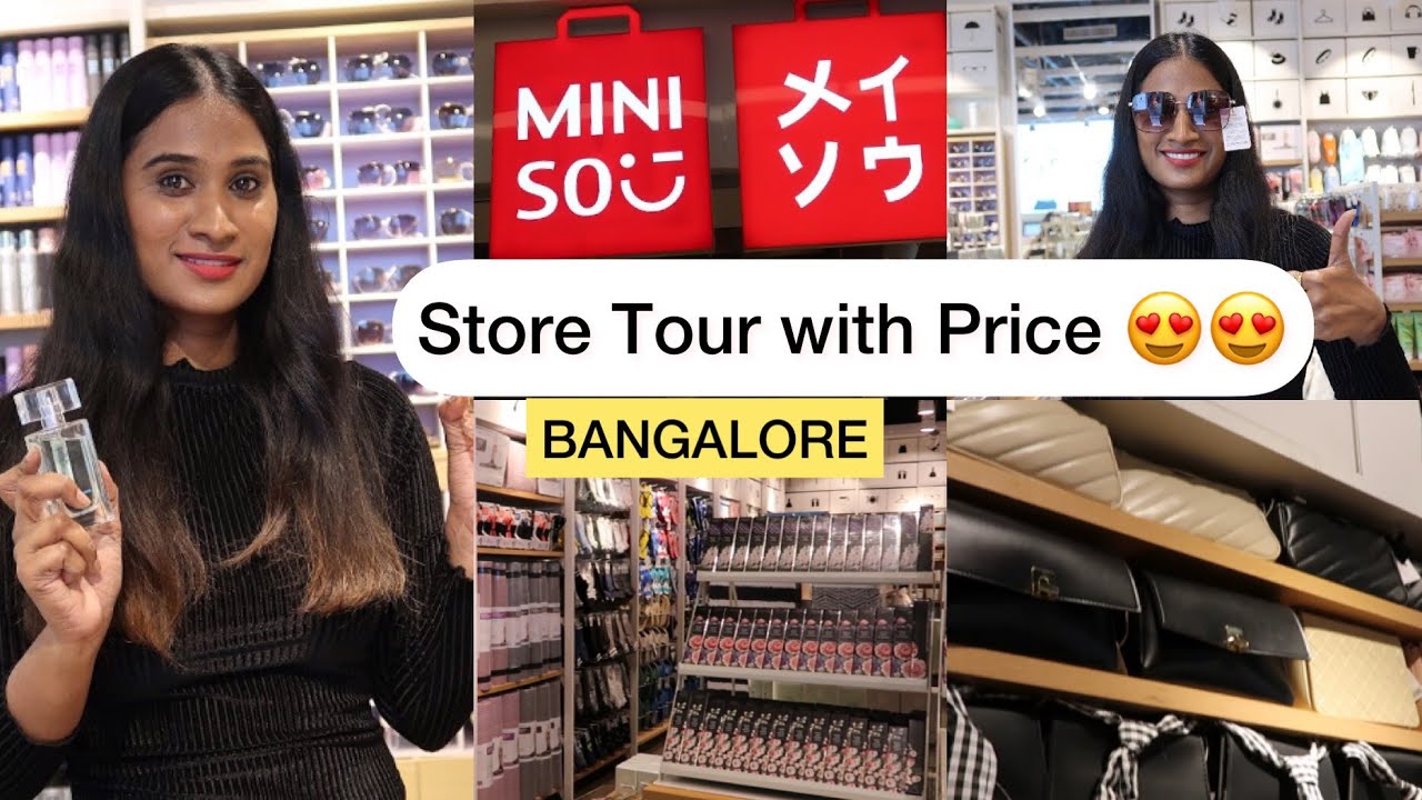 MINISO STORE TOUR | LULLU GLOBAL MALL  | BEST SHOPPING PLACE IN BANGALORE @khushbushetty #shopping