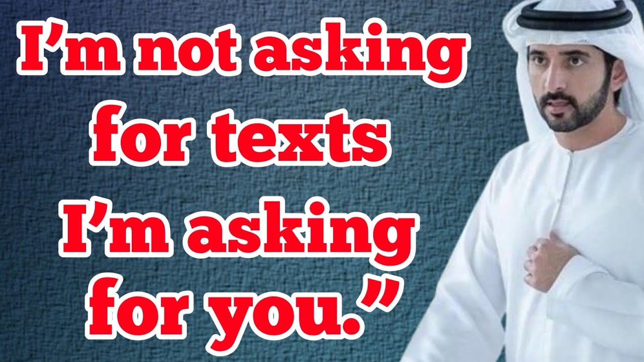 Мне не нужны слова на экране. Мне нужна ты. | Шейх Хамдан | Стихотворение Фаззы | Принц Дубая