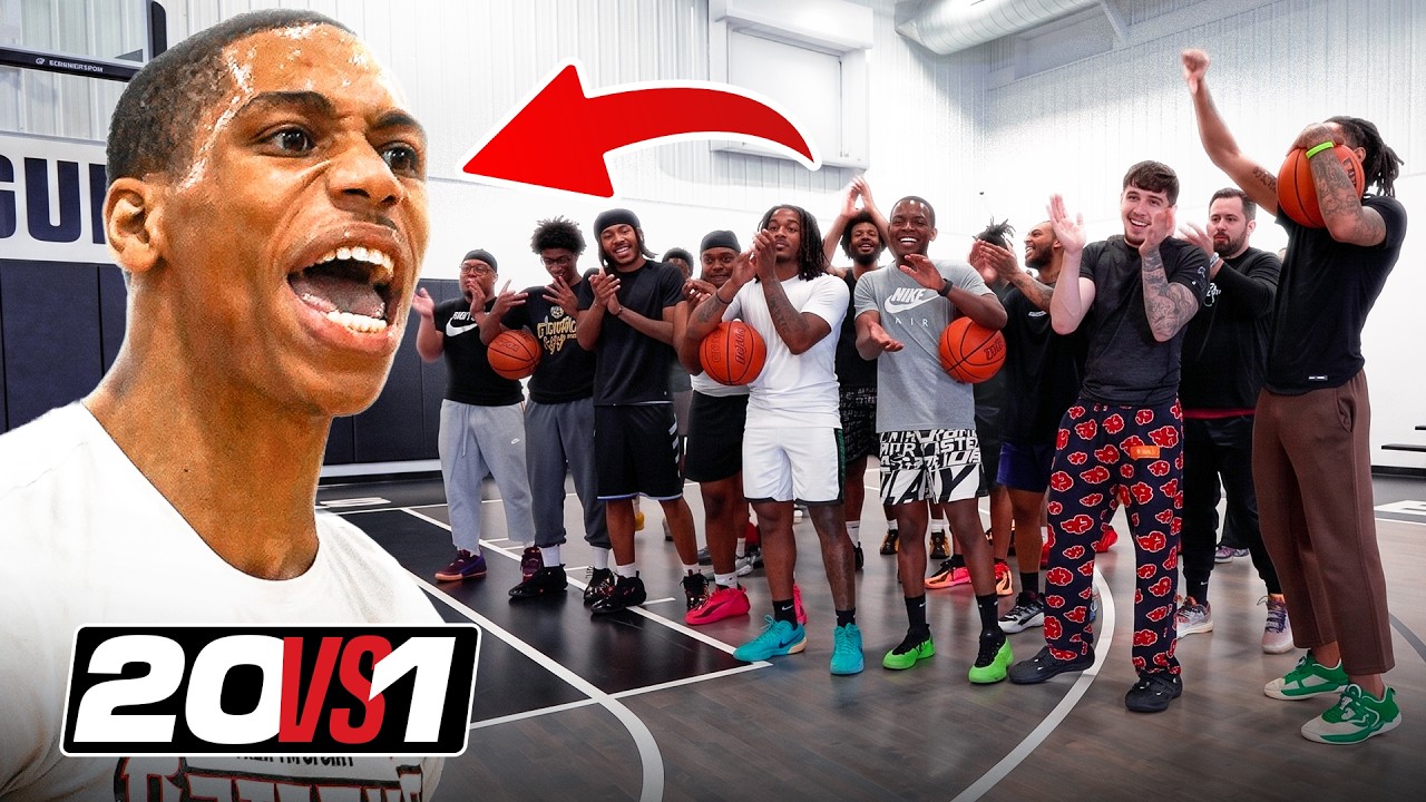 Youtube Hooper vs 20 Regular Hoopers...