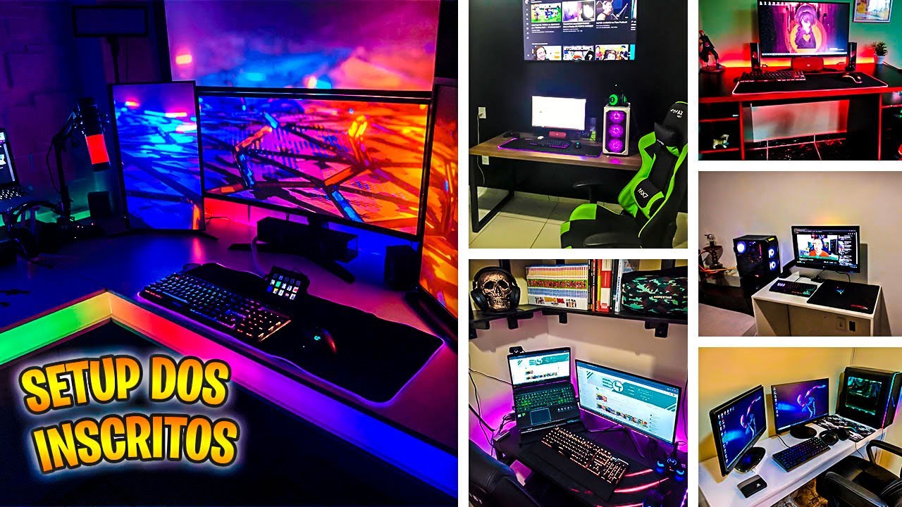 SETUP QUE LIGA POR COMANDO DE VOZ E CHEIO DE RGB - Setup dos inscritos