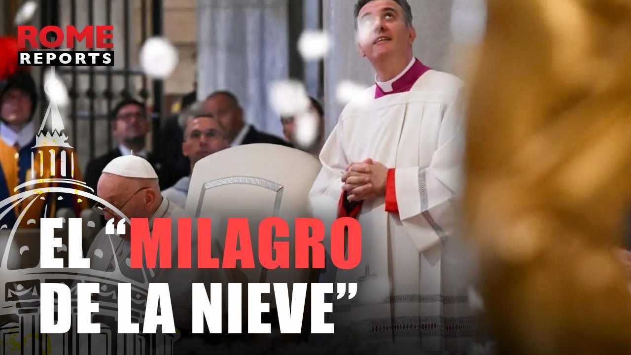 El “milagro de la nieve” vuelve a Roma en presencia del papa