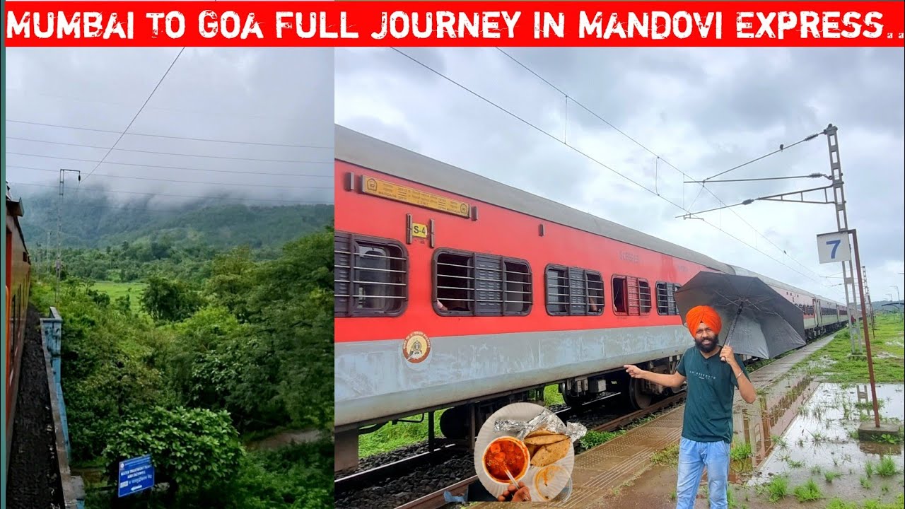Mumbai To Goa Journey In 10103 Mandovi Express...... *Ye Hai Is Train Ki Sacchai*