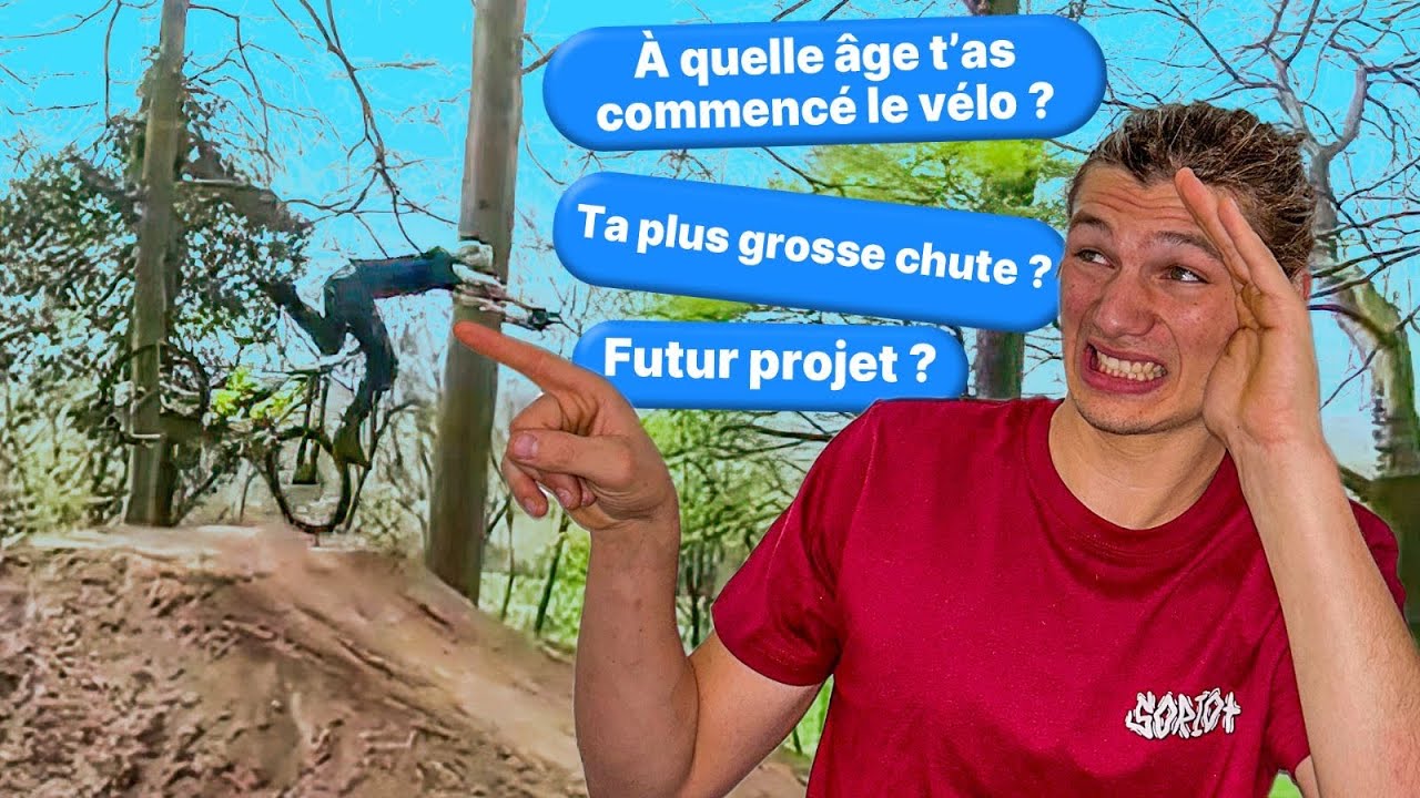Ma plus grosse chute en VTT  ! Ma premi&egrave;re FAQ
