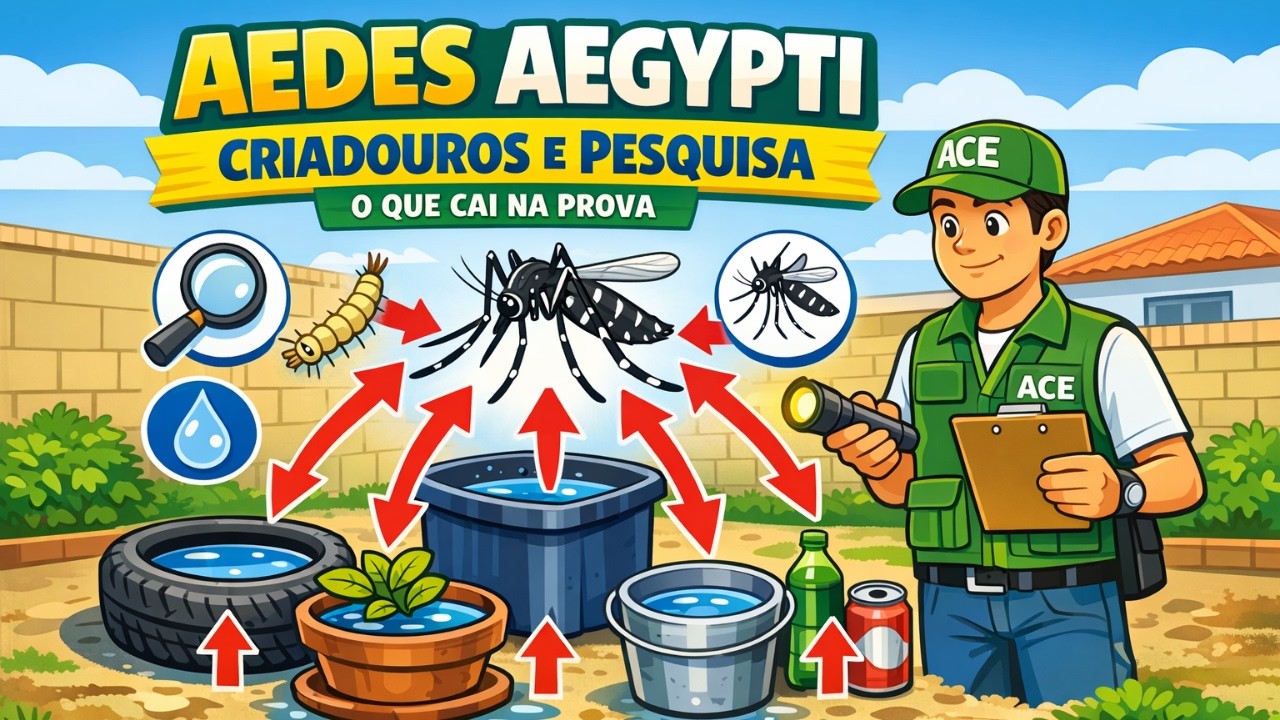 AEDES AEGYPTI: CRIADOUROS E TÉCNICAS DE PESQUISA