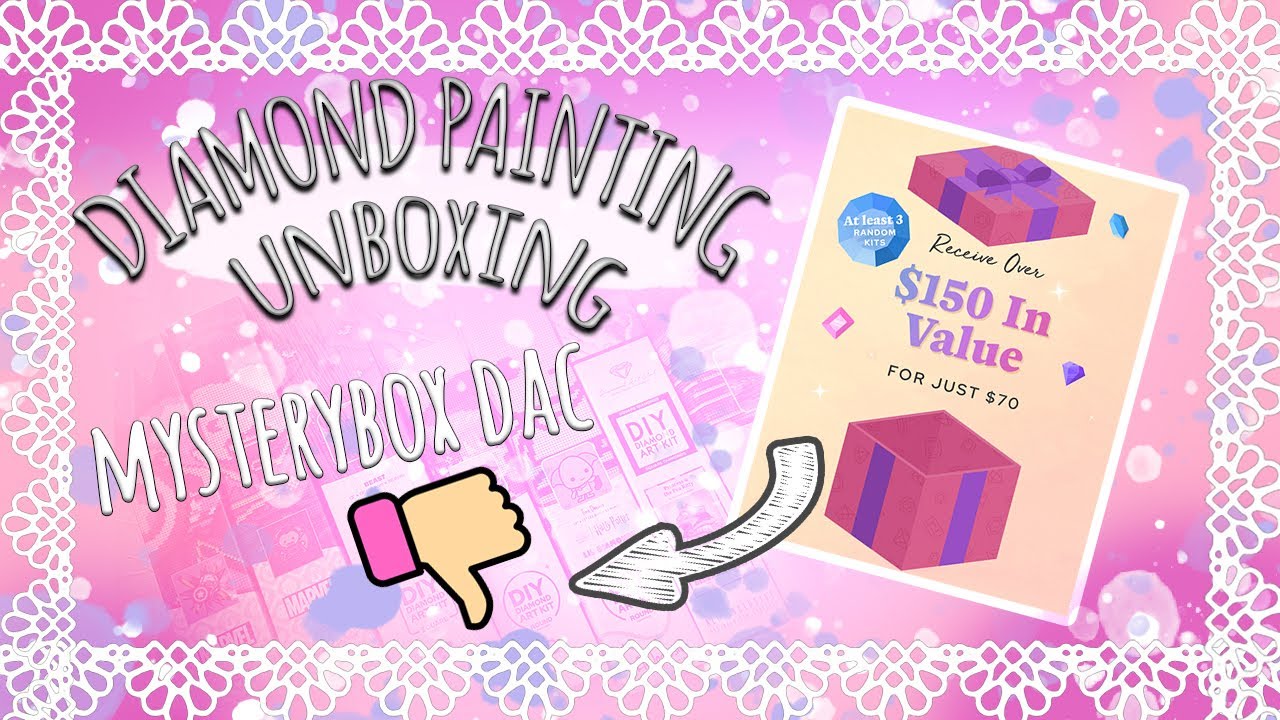 ICH BEREUE ES DIE MYSTERYBOX GEKAUFT ZU HABEN🫤😰DIAMOND ART CLUB MYSTERYBOX UNBOXING|DIAMOND PAINTING