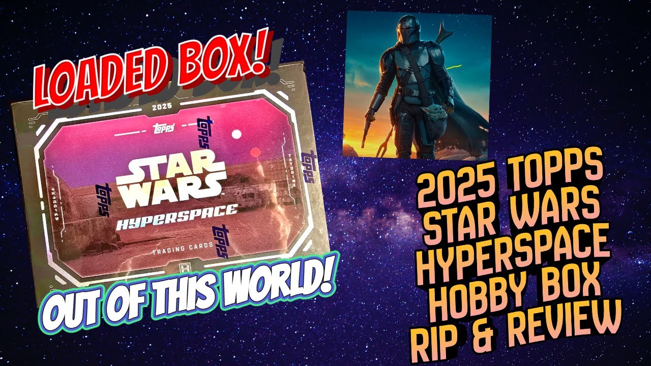 🚨Набор карточек Topps Star Wars Hyperspace 2025 года. Обзор и распаковка. Невероятный товар 🔥🔥