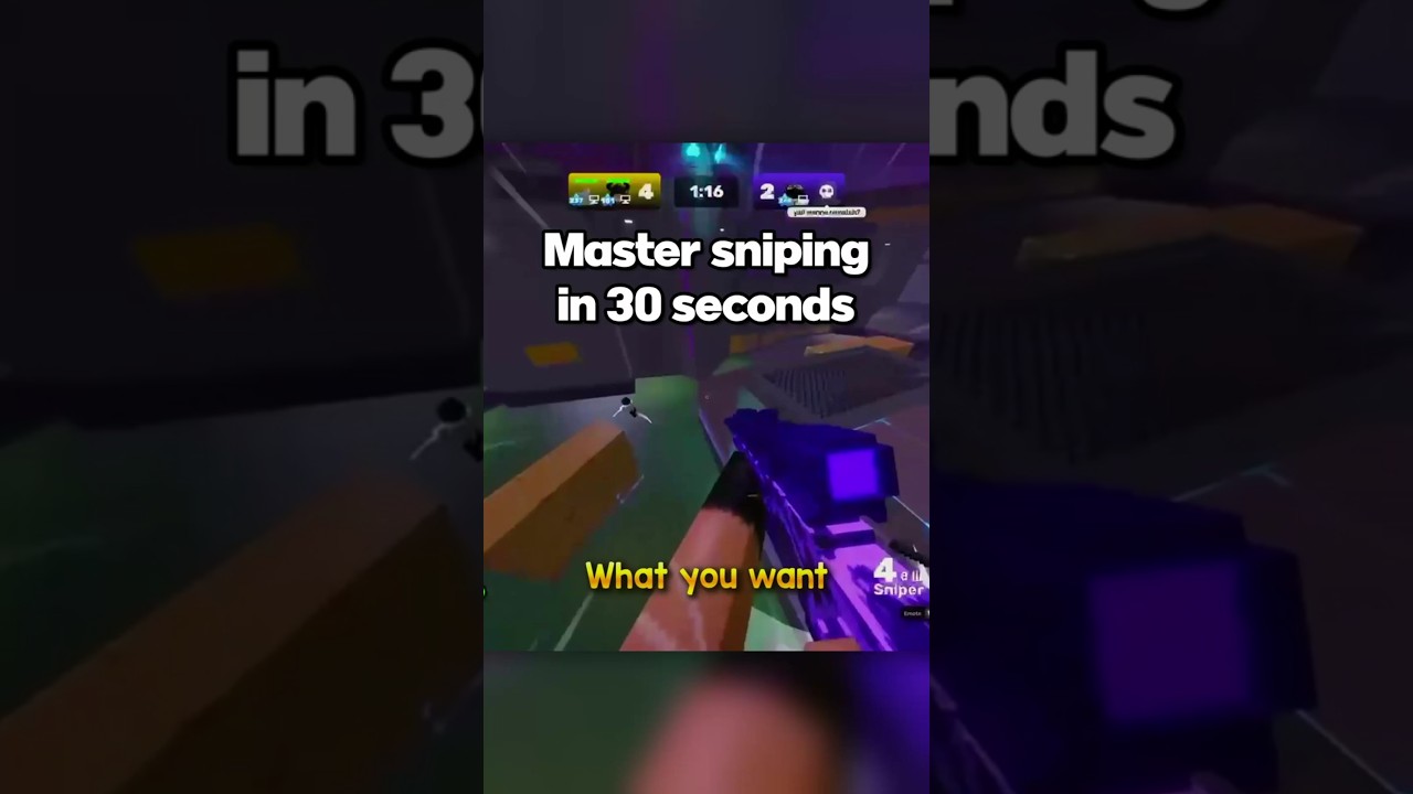 How To Master Sniper in 30 Seconds (Roblox Rivals)