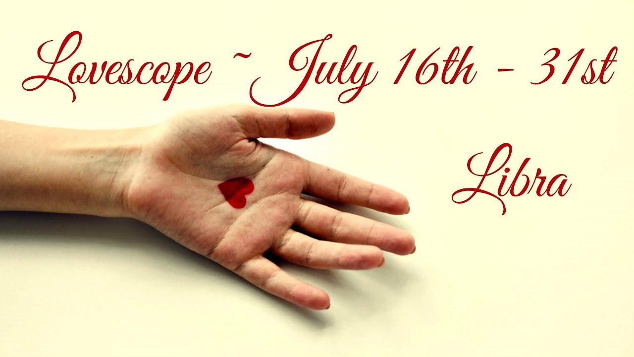 Libra ~ It will work out! ~ Lovescope July 16th - 31st