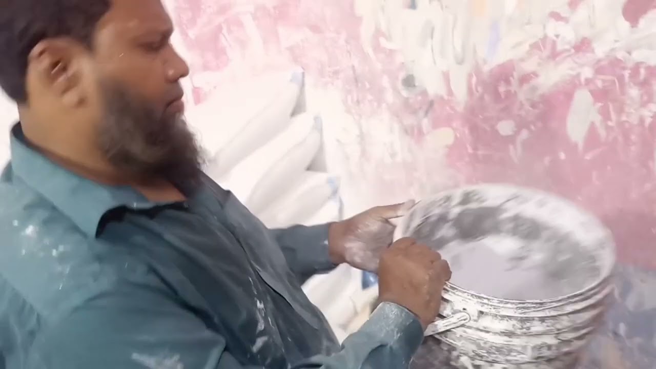 How to make Acrylic wall putty full process ❤️ l AS Colour Bank