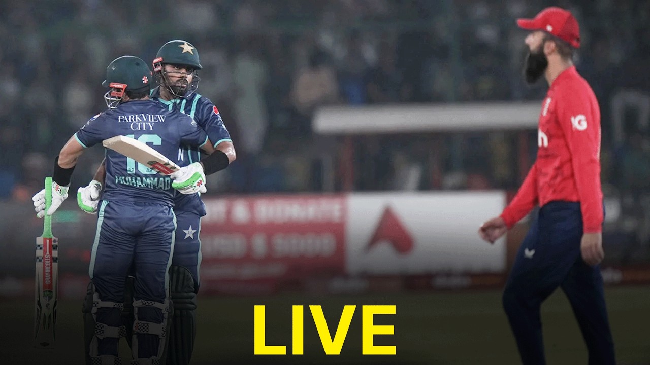 🔴 - 𝐑𝐄𝐋𝐈𝐕𝐄 | Pakistan Chase 200 Without Losing a Wicket | Pakistan vs England 2nd T20I | PCB | M3L1K