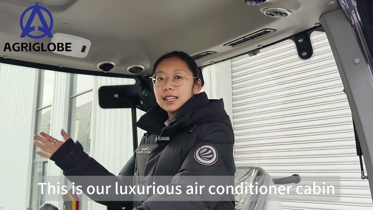 80hp tractor with luxurious AC cabin