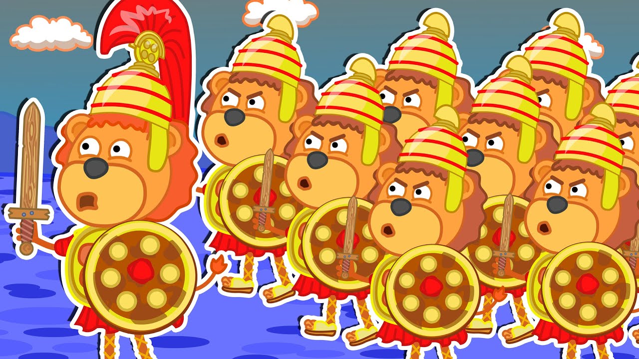 Lion Family 🍒 Superheroes 1. Troy | Cartoon for Kids