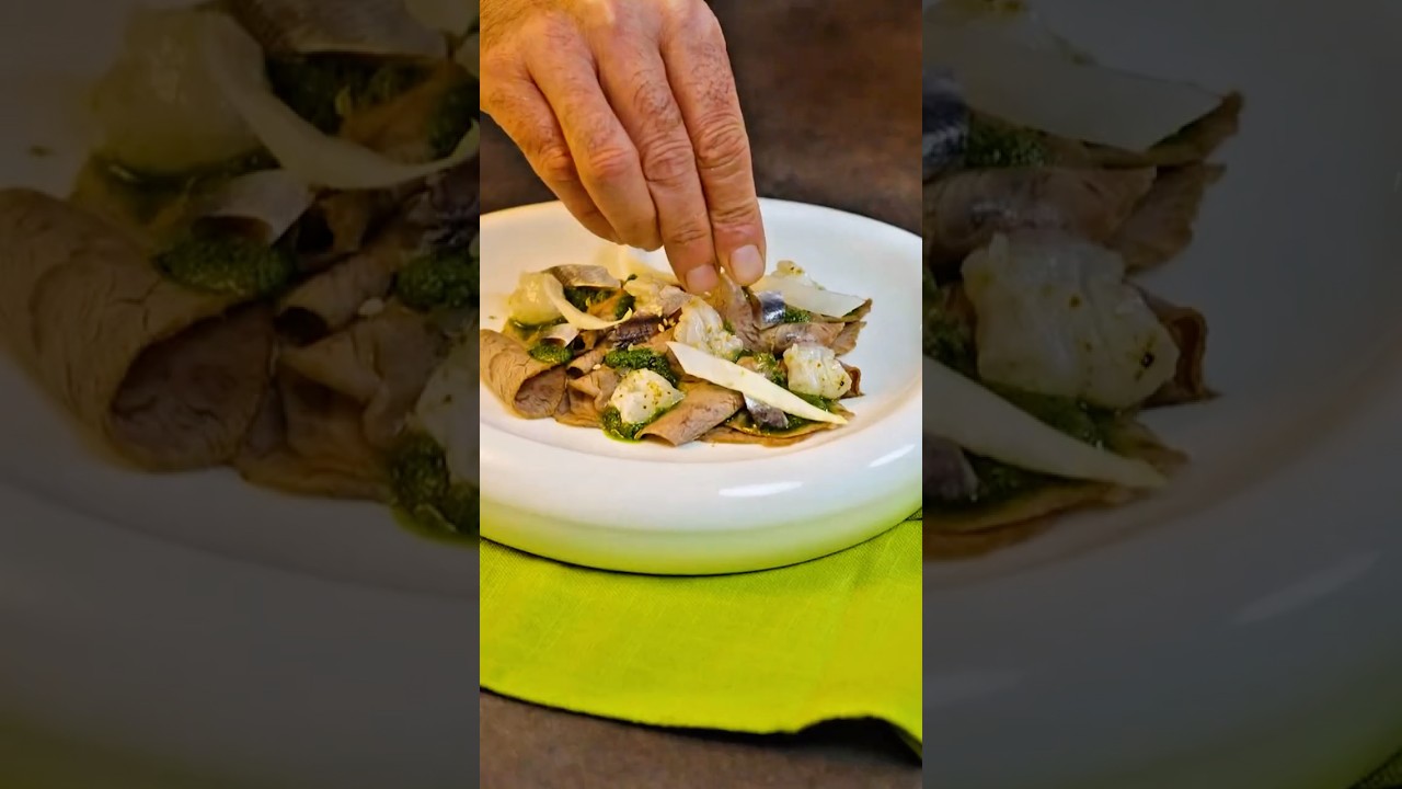 Carpaccio di guancia di vitello | Antipasto di Natale 🎄