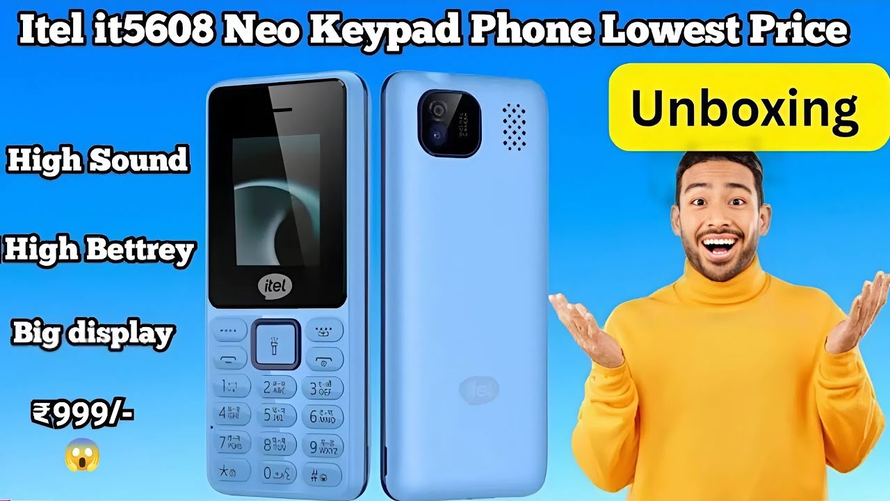 Itel It5608 Neo Keypad Phone | Itel Keypad Mobile | Only ₹999 | Unboxing