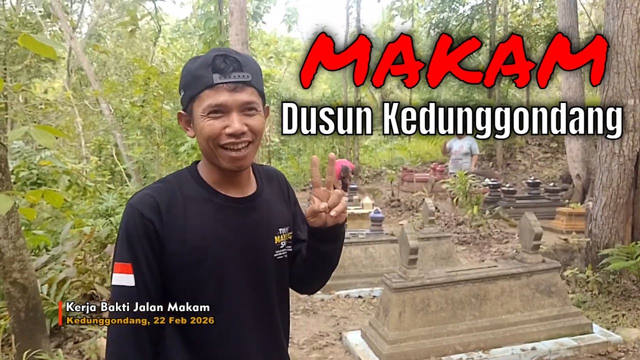 Bersih - Bersih Jalan Makam Dusun Kedunggondang Desa Jatirunggo, 22 Februari 2026