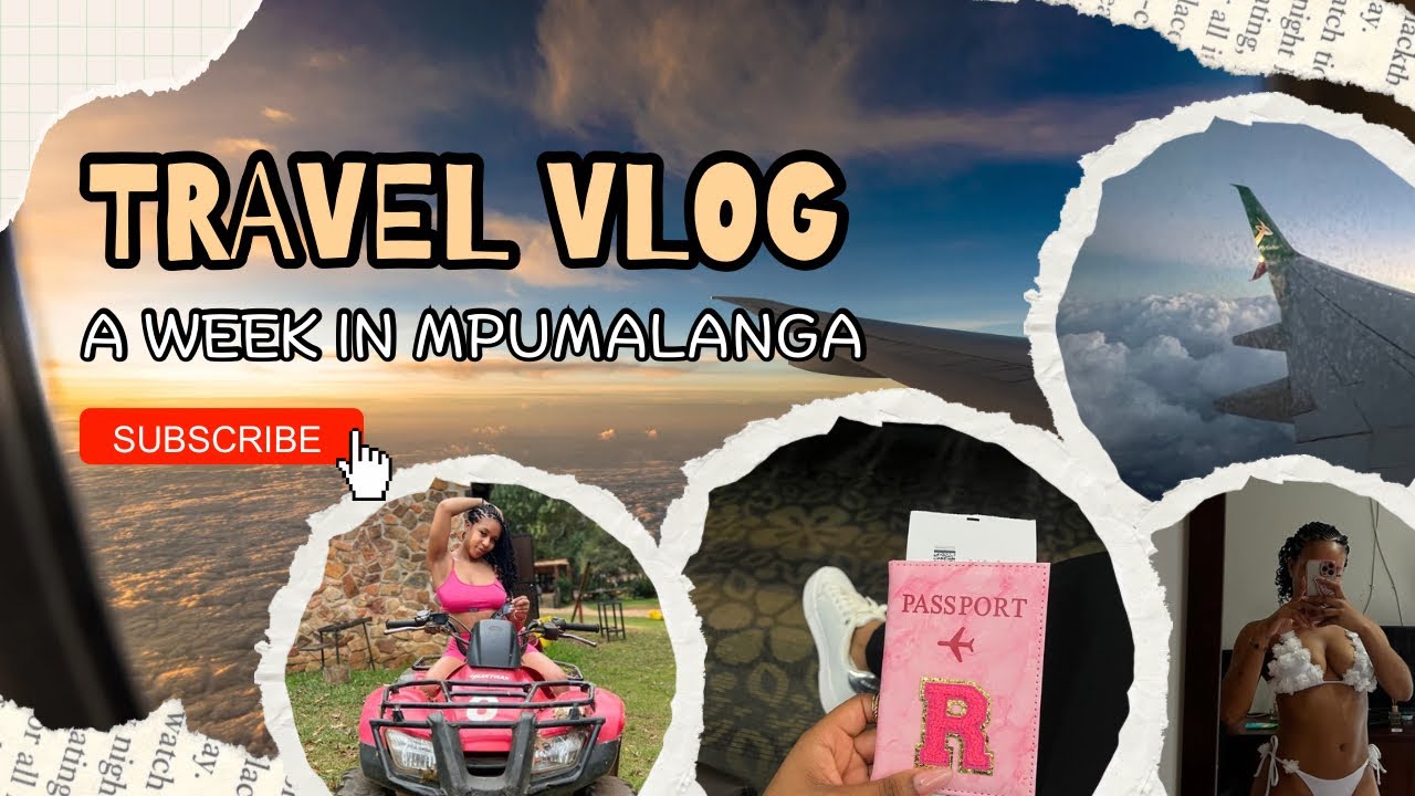 TRAVEL VLOG||A WEEK IN MPUMALANGA || 4AM FLIGHT || PART 1