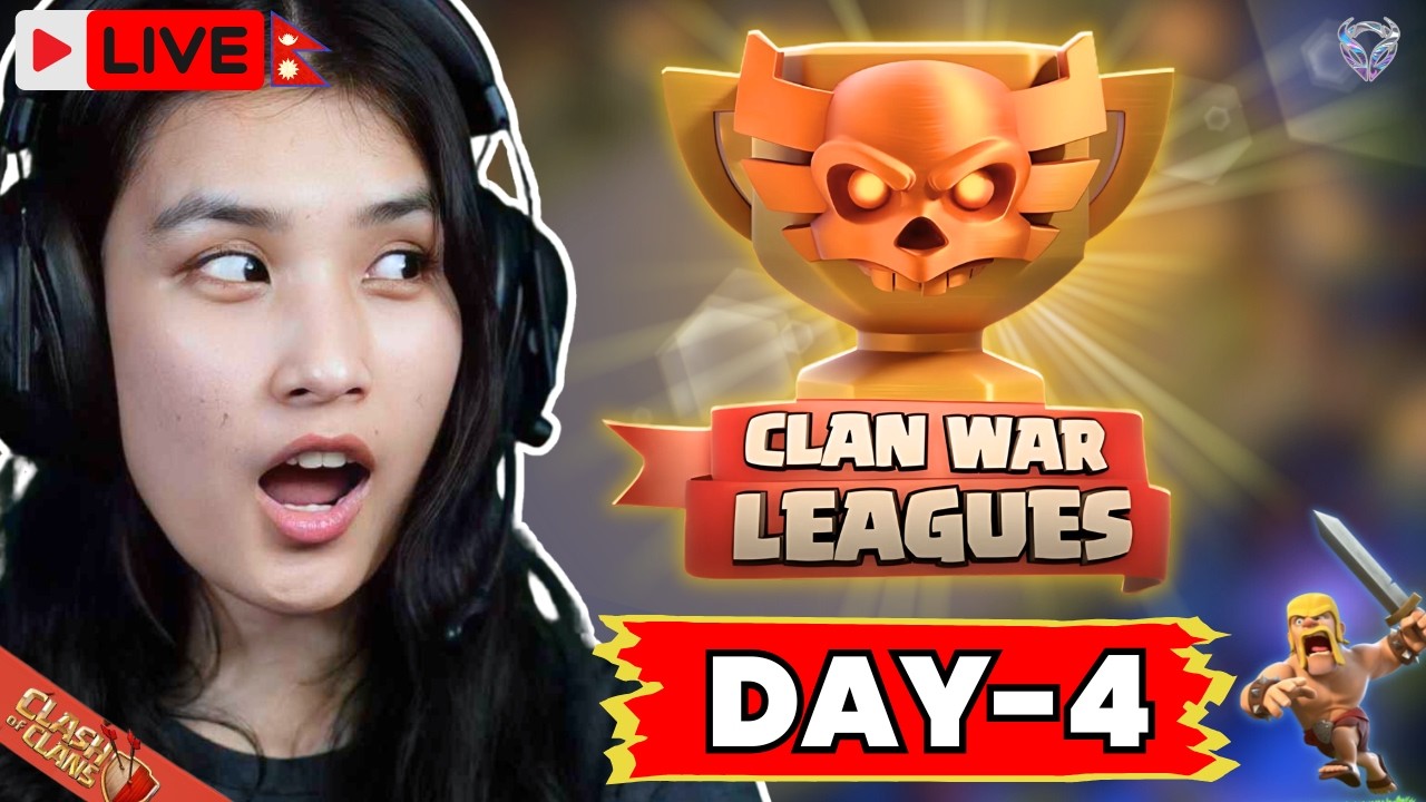 Clash of Clans LIVE | CWL Day 4 War Attacks | With AlyyOn
