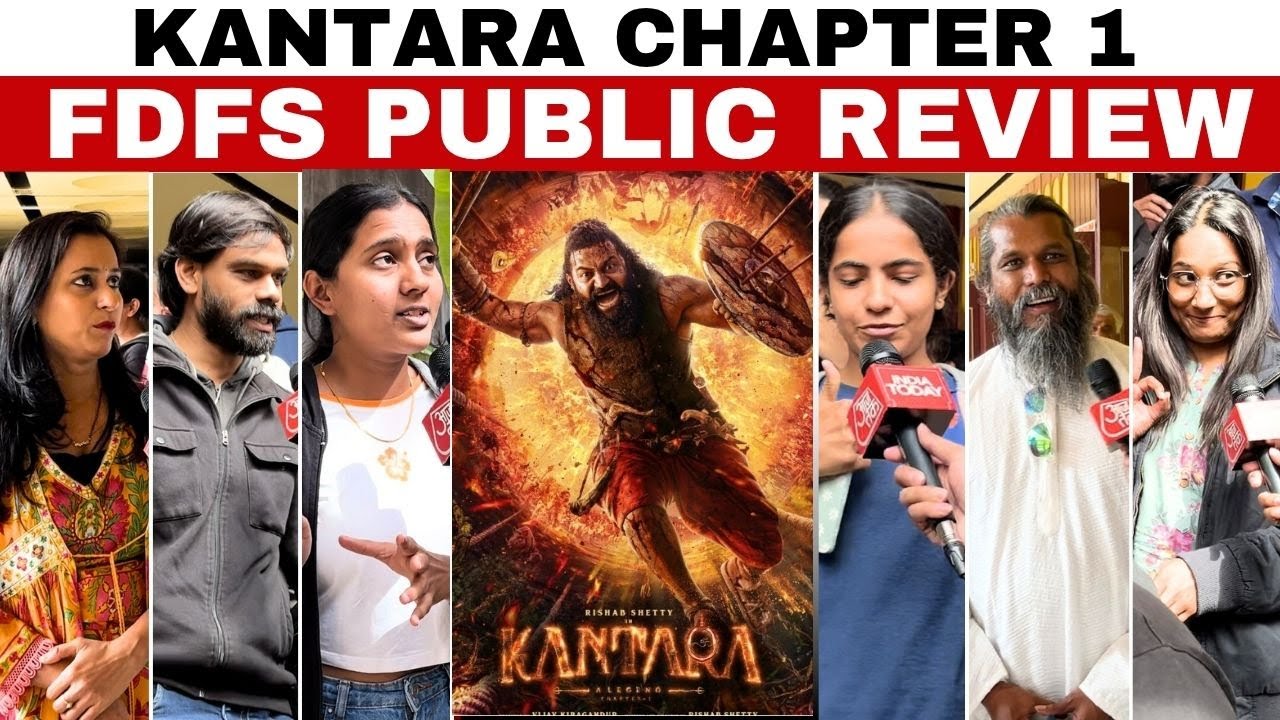 Kantara Chapter 1 Public Review & Reaction | FDFS | Rishab Shetty | Rukmini | Kantara 2 Review