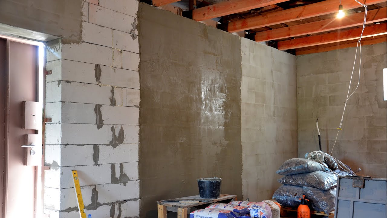 Штукатурка Ceresit CT82 на газоблок