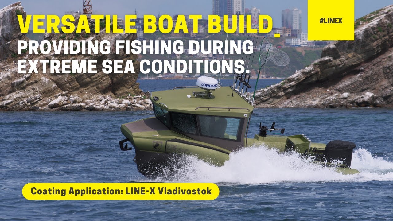 VERSATILE BOAT BUILD. PROVIDING FISHING DURING EXTREME SEA CONDITIONS