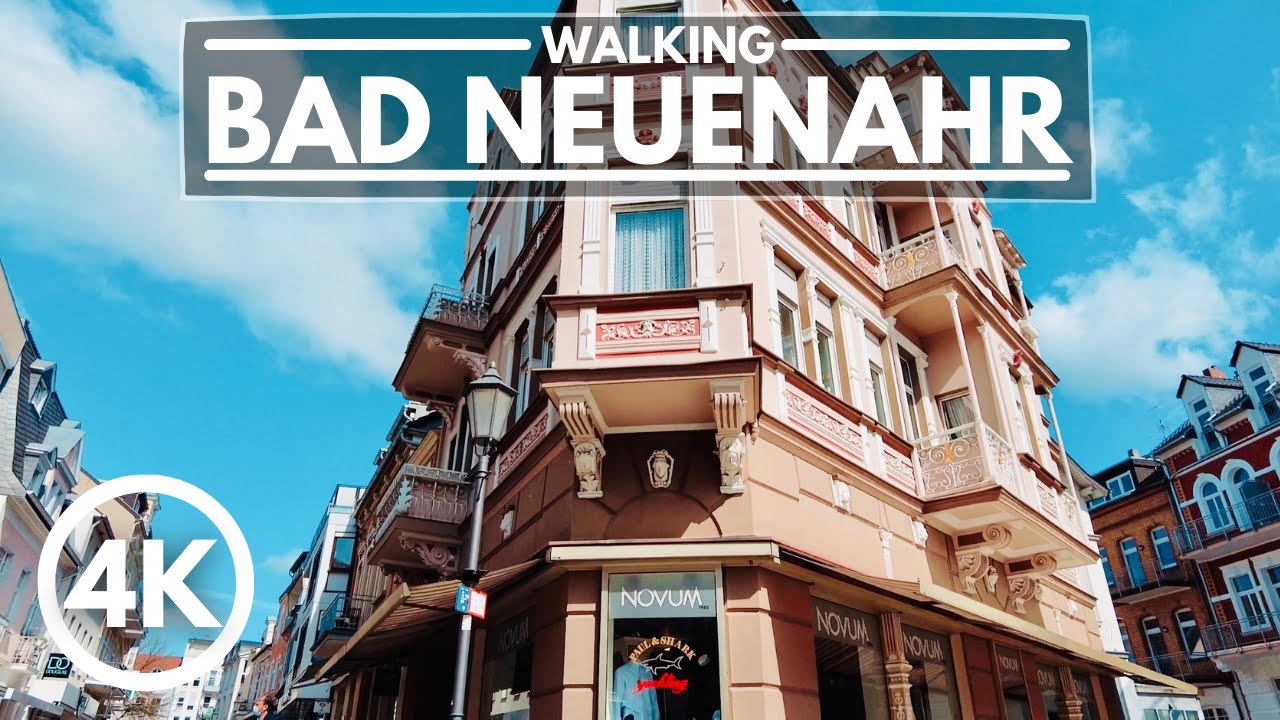 🇩🇪 BAD NEUENAHR, Germany - City Center in April 2021 - 4K Walking Tour
