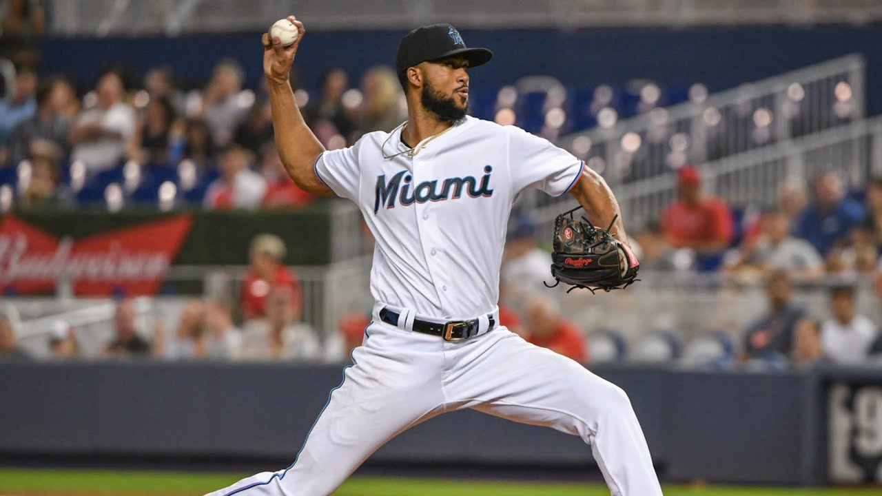 Sandy Alcántara 8IP 1ER 14K highlights Vs the Braves