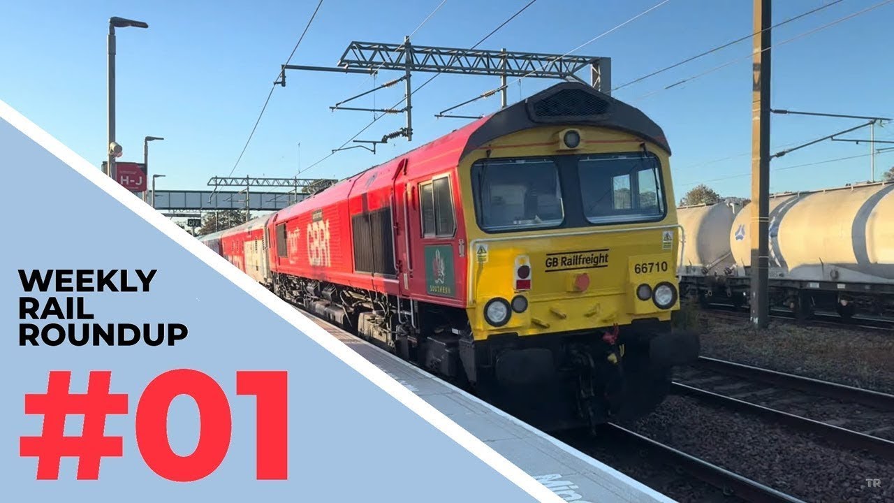 INSPIRATION Train, Cranes on Trains & Lots of Freight! - Weekly Rail Roundup #1