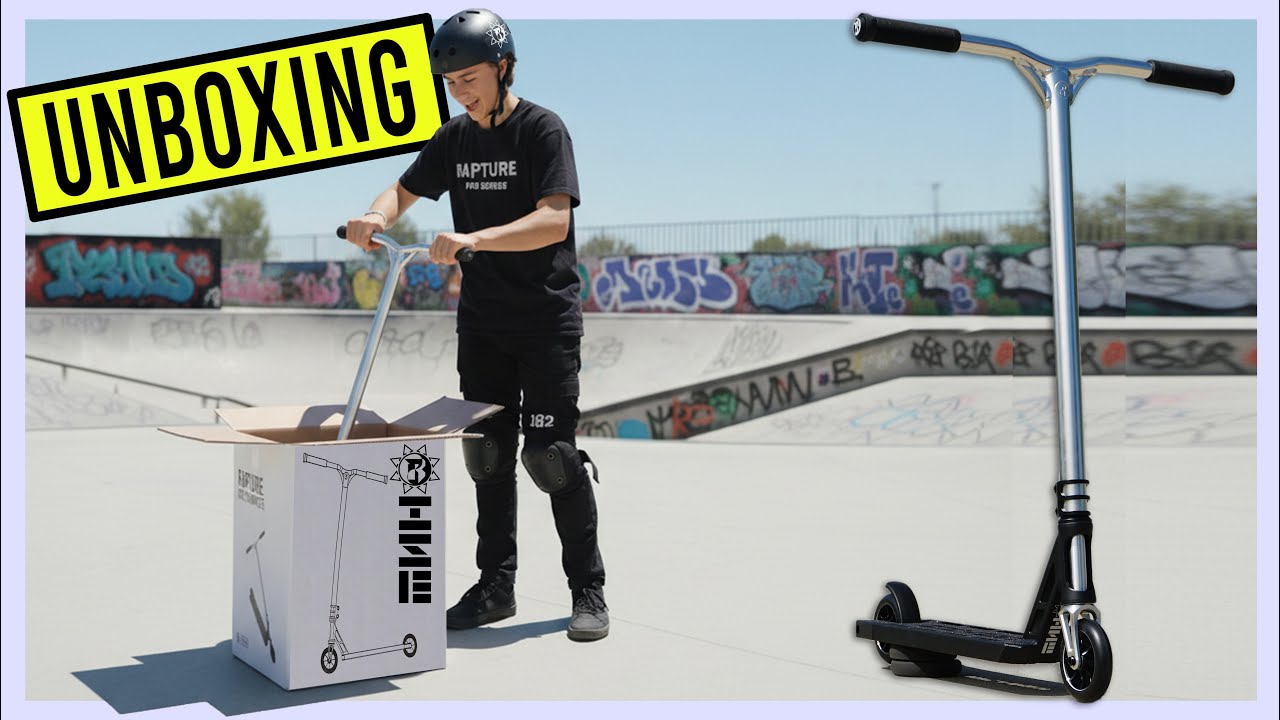 UNBOXING THE WORLDS LIGHTEST PRO SCOOTER | Rapture RISE Complete Ft. Jacob Wuepper
