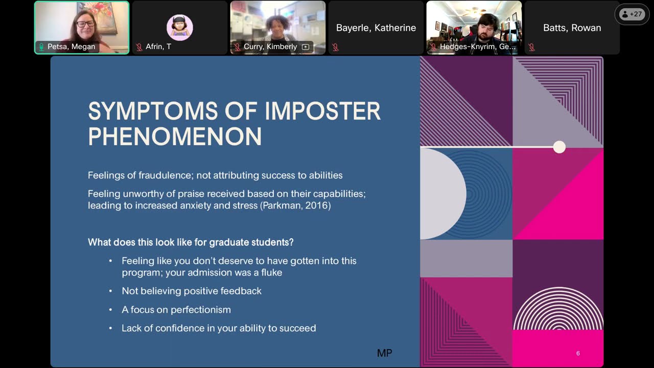 Timely Topics (Student Track) - You’re Not an Imposter! (We promise.) 2.25.26