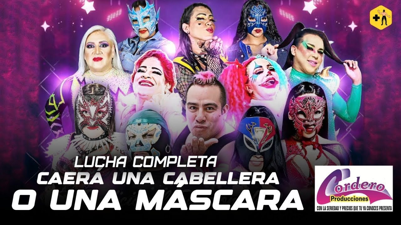 MÁSCARAS y CABELLERAS en JUEGO en LUCHA EN JAULA | Cordero Producciones | Lucha Completa
