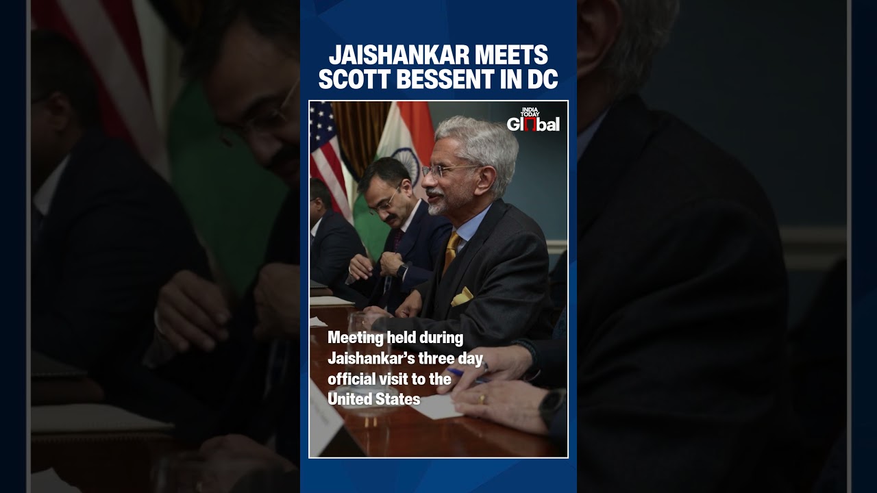 Jaishankar Meets US Treasury Chief Bessent as India&ndash;US Push Deeper Economic and Strategic Ties