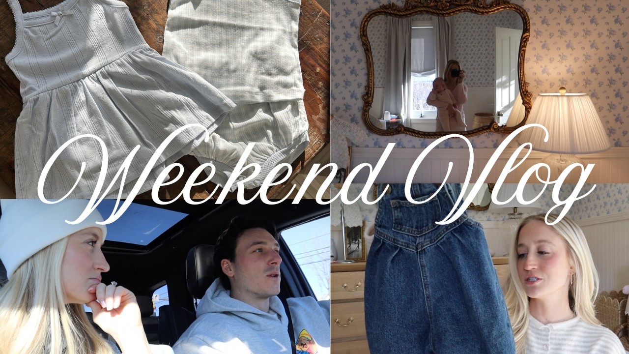 WEEKEND VLOG: Sunday Reset, Baby Girl Clothes Haul, New Health Goals, Costco Haul, Bathroom Update